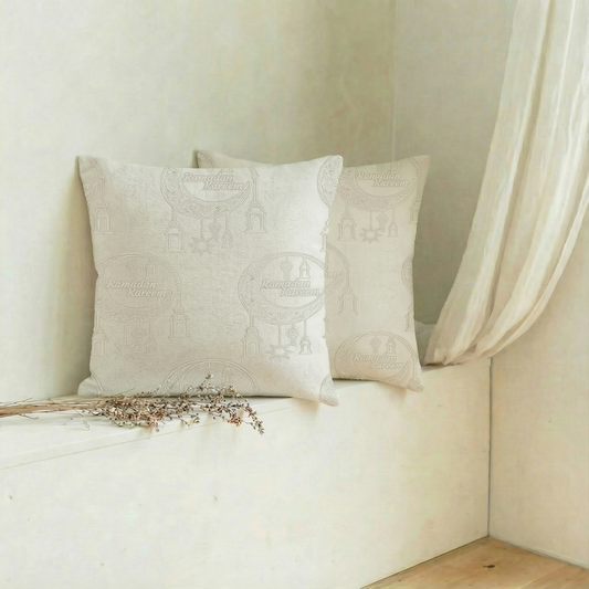 Ramadan Vibes Chenille Cushion Covers, Set of 2