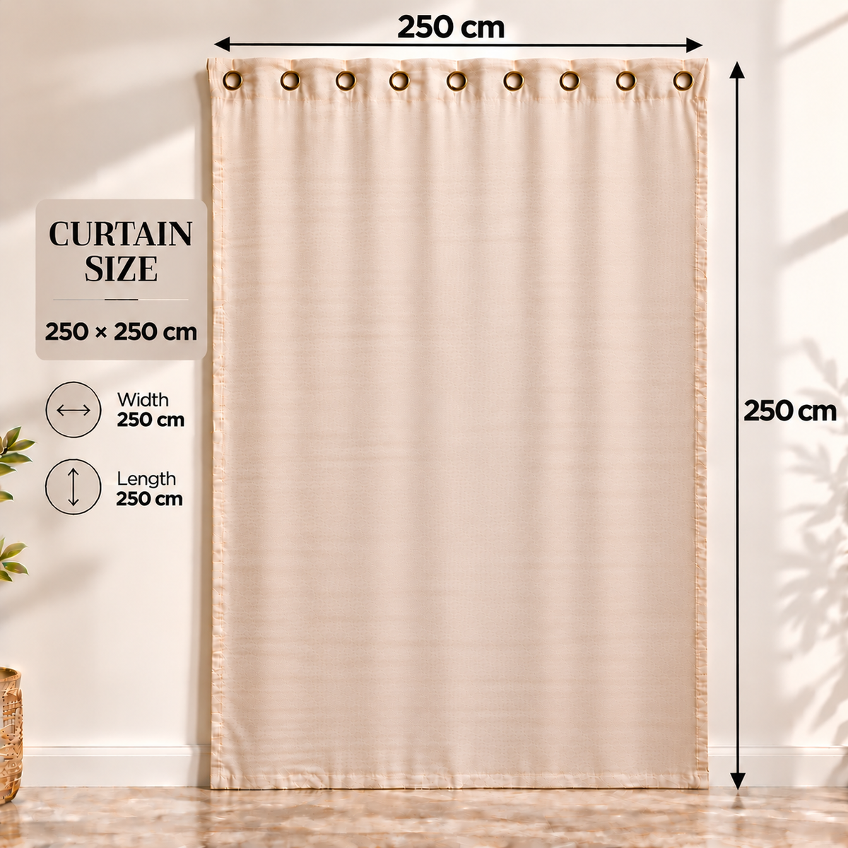 Intex Curtains House 100% Blackout Curtains – Thermal Insulated, Double-Layer Fabric – Full Room Darkening