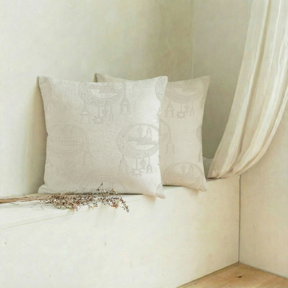 Ramadan Vibes Chenille Cushion Covers, Set of 2