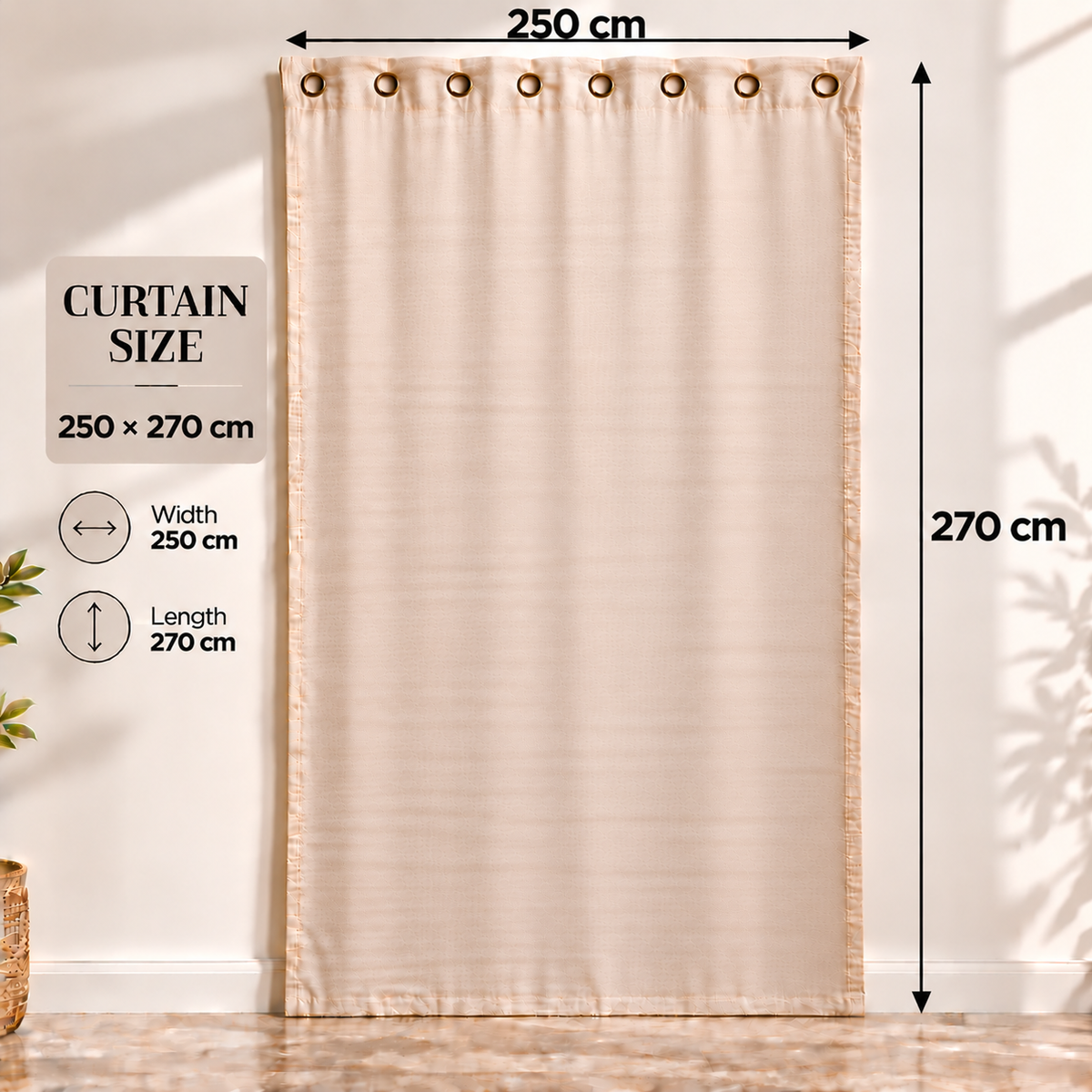 Intex Curtains House 100% Blackout Curtains – Thermal Insulated, Double-Layer Fabric – Full Room Darkening