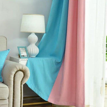 ستارة سابيا المخملية بتصميم عصري من إنتكس - لونان مع أربطة - قطعتان - تصميم شريط أساسي