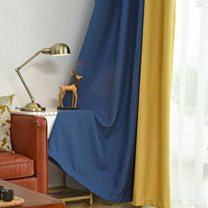 INtex CURTAINS HOUSE Velvet Sabia Modern Design Curtain â€“ Two colors With Tie-backs, 2 Piece - Steel Grommets