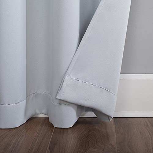 ستائر التعتيم الفضية من INtex CURTAINS HOUSE - حلقات فولاذية - قماش عازل حراريًا - لظلام الغرفة - لوحة واحدة