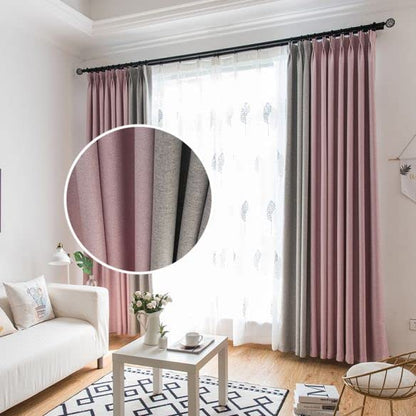 INtex CURTAINS HOUSE Velvet Sabia Modern Design Curtain â€“ Two colors With Tie-backs, 2 Piece - Steel Grommets