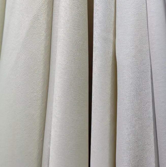 INtex CURTAINS HOUSE Faux Linen Textured Curtains Durable Fabric-Light Filtering Drapes forLiving Rooms Reception and Bedroom - Steel Grommets - Single Panel
