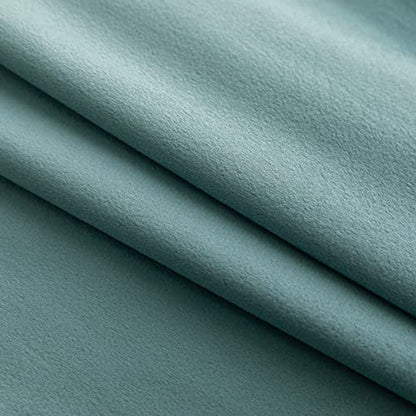 INtex CURTAINS HOUSE Soft Thick Velvet Throw Pillow Covers Decorative Square Cushion Cover For Couch Sofa Bedroom Living Room - set of 2 Pieces