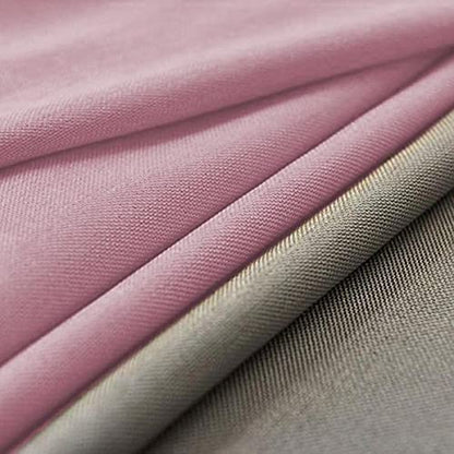 INtex CURTAINS HOUSE Linen Velvet Modern Design Curtain â€“ Two colors With Tie-backs - 2 Piece - Basic Tape Design