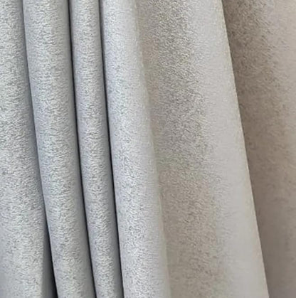 INtex CURTAINS HOUSE Faux Linen Textured Curtains Durable Fabric-Light Filtering Drapes forLiving Rooms Reception and Bedroom - Steel Grommets - Single Panel