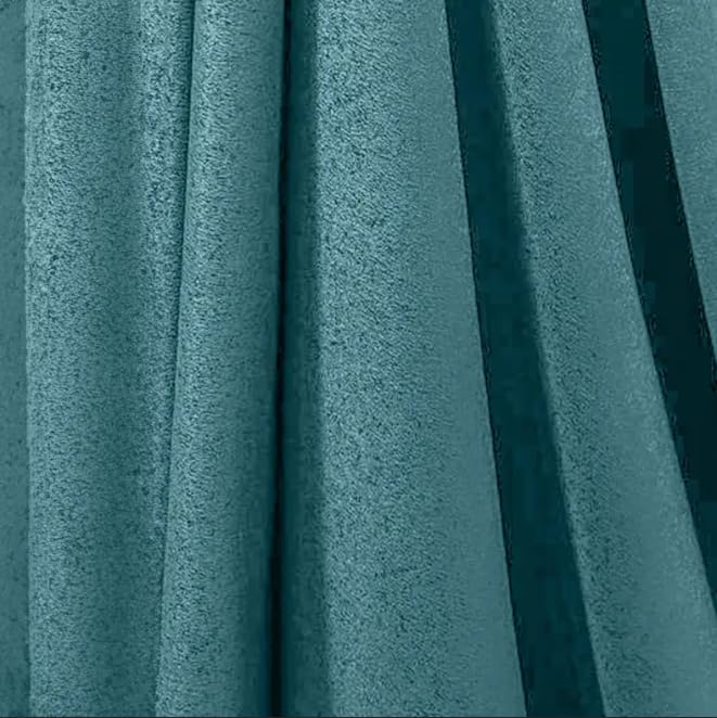INtex CURTAINS HOUSE Faux Linen Textured Curtains Durable Fabric-Light Filtering Drapes forLiving Rooms Reception and Bedroom - Steel Grommets - Single Panel