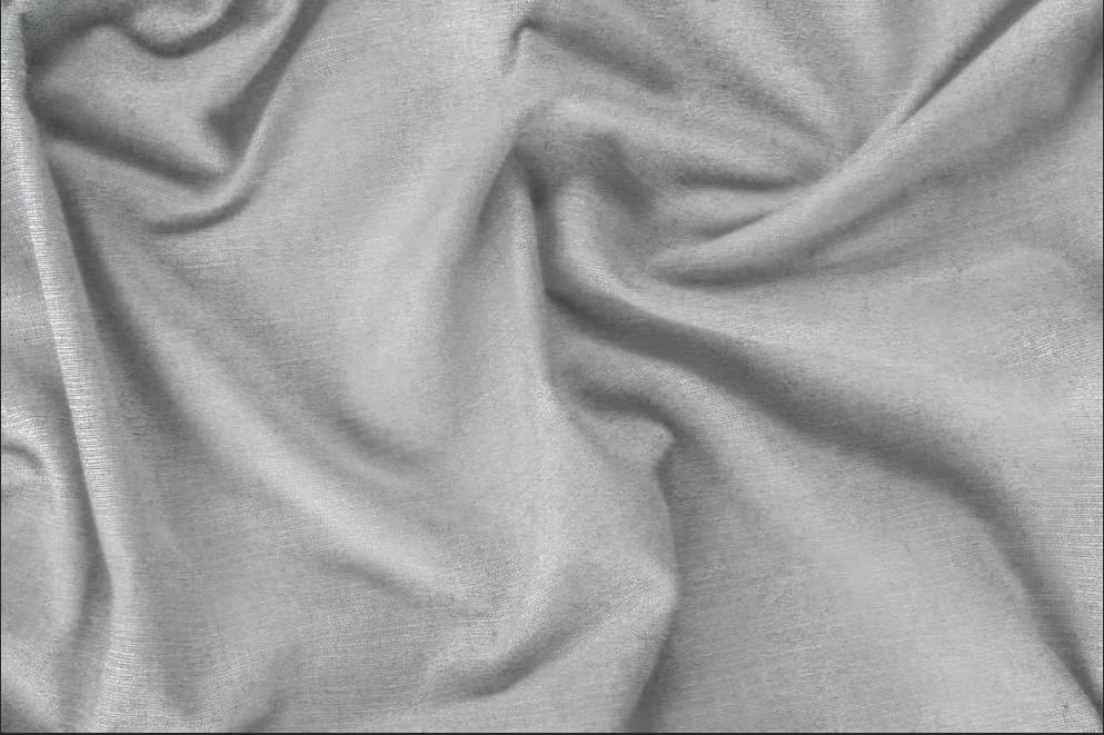 INtex CURTAINS HOUSE Faux Linen Textured Curtains Durable Fabric-Light Filtering Drapes forLiving Rooms Reception and Bedroom - Steel Grommets - Single Panel