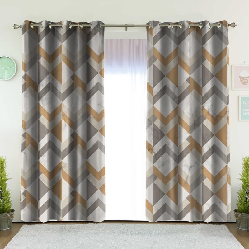 ستارة نافذة من INtex CURTAINS HOUSE مزودة بمرشحات ضوئية مع حلقات فولاذية - قماش مخملي كتان - قطعة واحدة