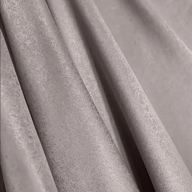 INtex CURTAINS HOUSE Faux Linen Textured Curtains Durable Fabric-Light Filtering Drapes forLiving Rooms Reception and Bedroom - Steel Grommets - Single Panel