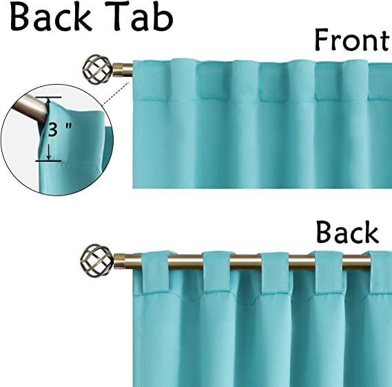 Blackout Back Tap design curtain