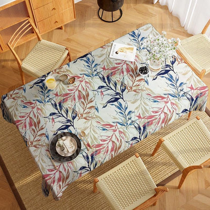 Intex Home Linen Velvet Tablecloth, 130x200 cm, Soft, Living/Kitchen/Bedroom/Occasions