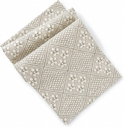 INTEX HOME Amina Table Runner – Premium Linen Blend – Light Beige – 45x190 cm – Heavy Duty, Stain Resistant, Machine Washable – Dining & Decor