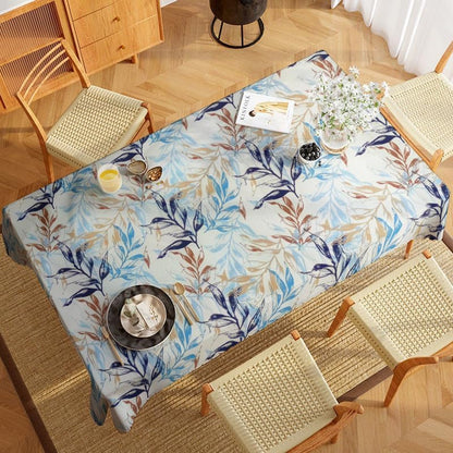 Intex Home Linen Velvet Tablecloth, 130x200 cm, Soft, Living/Kitchen/Bedroom/Occasions