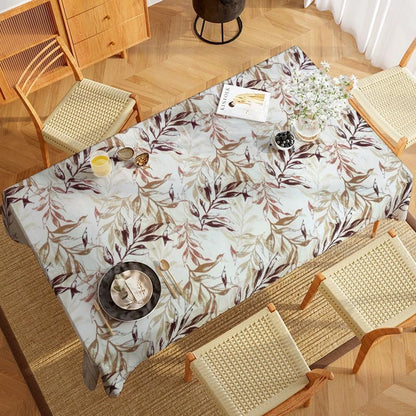 Intex Home Linen Velvet Tablecloth, 130x200 cm, Soft, Living/Kitchen/Bedroom/Occasions