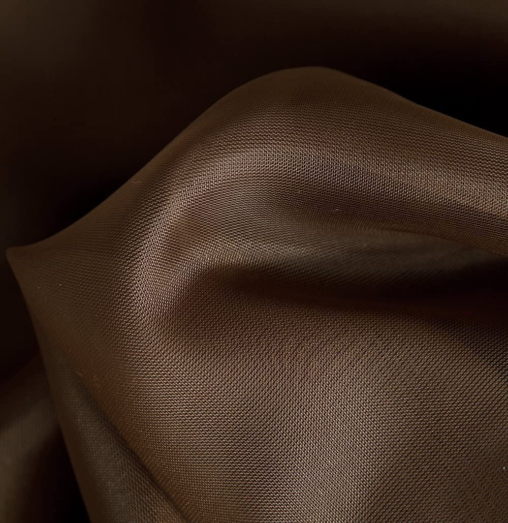 INtex CURTAINS HOUSE Elegant Voile Chiffon Curtains - Rod Pocket Design - Luxury Soft Fabric 1 Panel