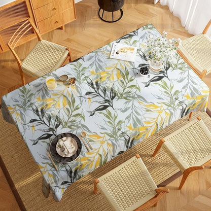 Intex Home Linen Velvet Tablecloth, 130x200 cm, Soft, Living/Kitchen/Bedroom/Occasions