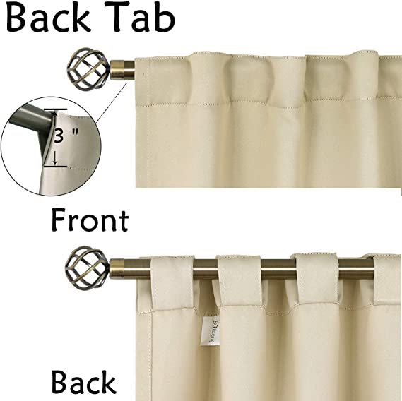 Blackout Back Tap design curtain