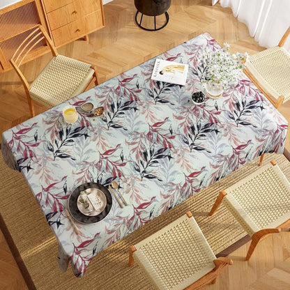 Intex Home Linen Velvet Tablecloth, 130x200 cm, Soft, Living/Kitchen/Bedroom/Occasions