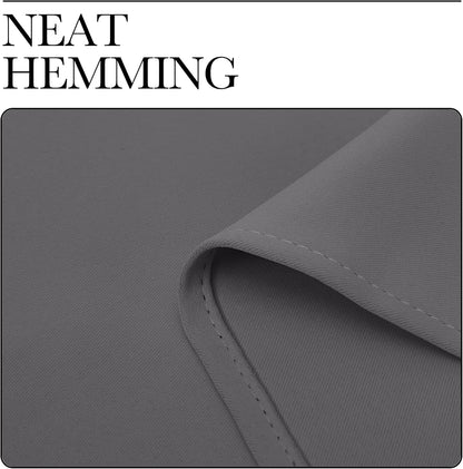 INtex CURTAINS HOUSE Blackout Blinds for Sliding Doors – Thermal Insulated Wide Curtains, Room Darkening, Blind Glass Doors, Two Hanging Options, Modern Design -Black