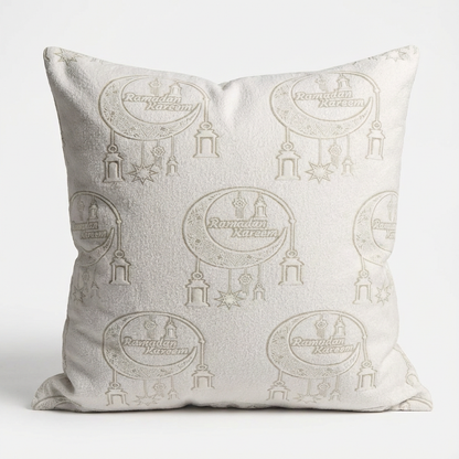 Ramadan Vibes Chenille Cushion Covers, Set of 2