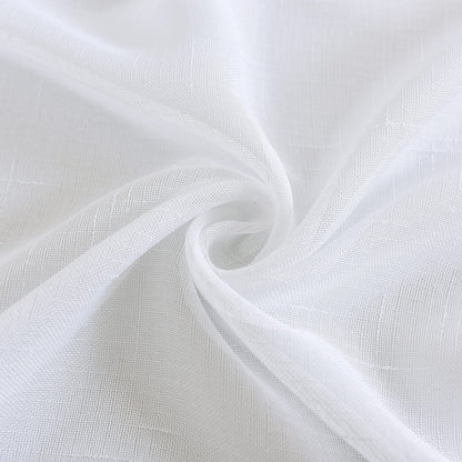 INtex CURTAINS Curtains Natural Linen Light Filtering Curtains For Bed Rooms And Living Rooms - Steel GrommetsÂ -Â 1Â Piece