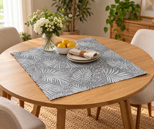 Intex Home Analia Linen Tablecloths, 60x60 cm, Set of 4, Soft, Durable, Easy-Care, Home/Events/Occasions