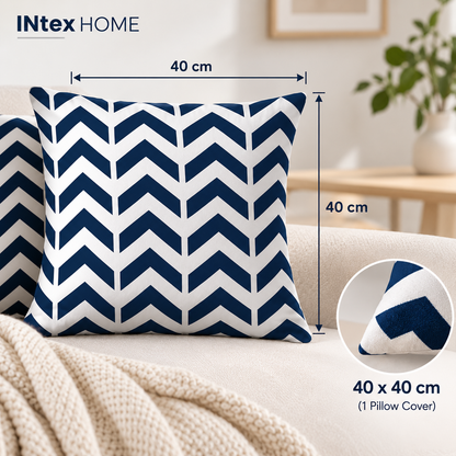 INTEX Curtains – Cushion Cover, Linen Velvet Fabric