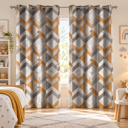 ستارة نافذة من INtex CURTAINS HOUSE مزودة بمرشحات ضوئية مع حلقات فولاذية - قماش مخملي كتان - قطعة واحدة