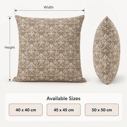وسائد INtex Home Linen Throw مع حشوة متضمنة، غطاء وسادة مطبوع عليه Meadow Breeze، قماش ناعم ومتين لغرفة المعيشة أو غرفة النوم أو الأريكة، وسائد أنيقة لإضفاء لمسة منزلية مميزة 